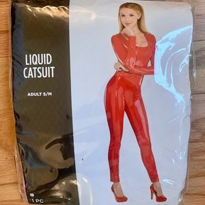 Small Red Catsuit Jumpsuit Britney Spears Costume